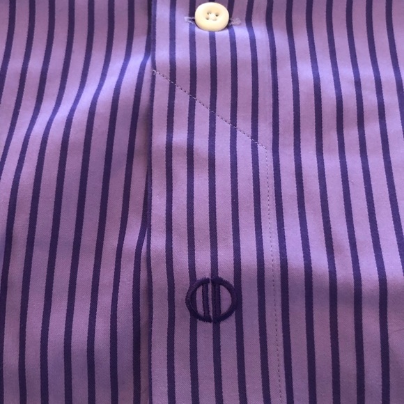 Men’s David Donahue French Cuff Shirt - Picture 5 of 6